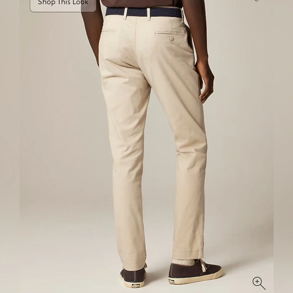 NWT J.Crew Men's 770 Straight Fit Stretch Chino Pant Khaki Size 31x38